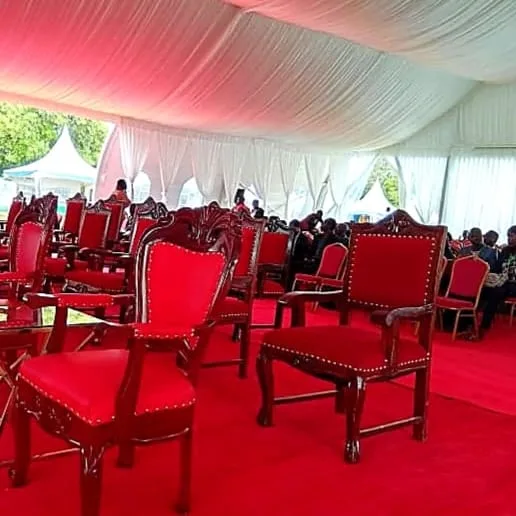 Executive Chairs set up at a Nairobi event by Sherehe Events - photo 2